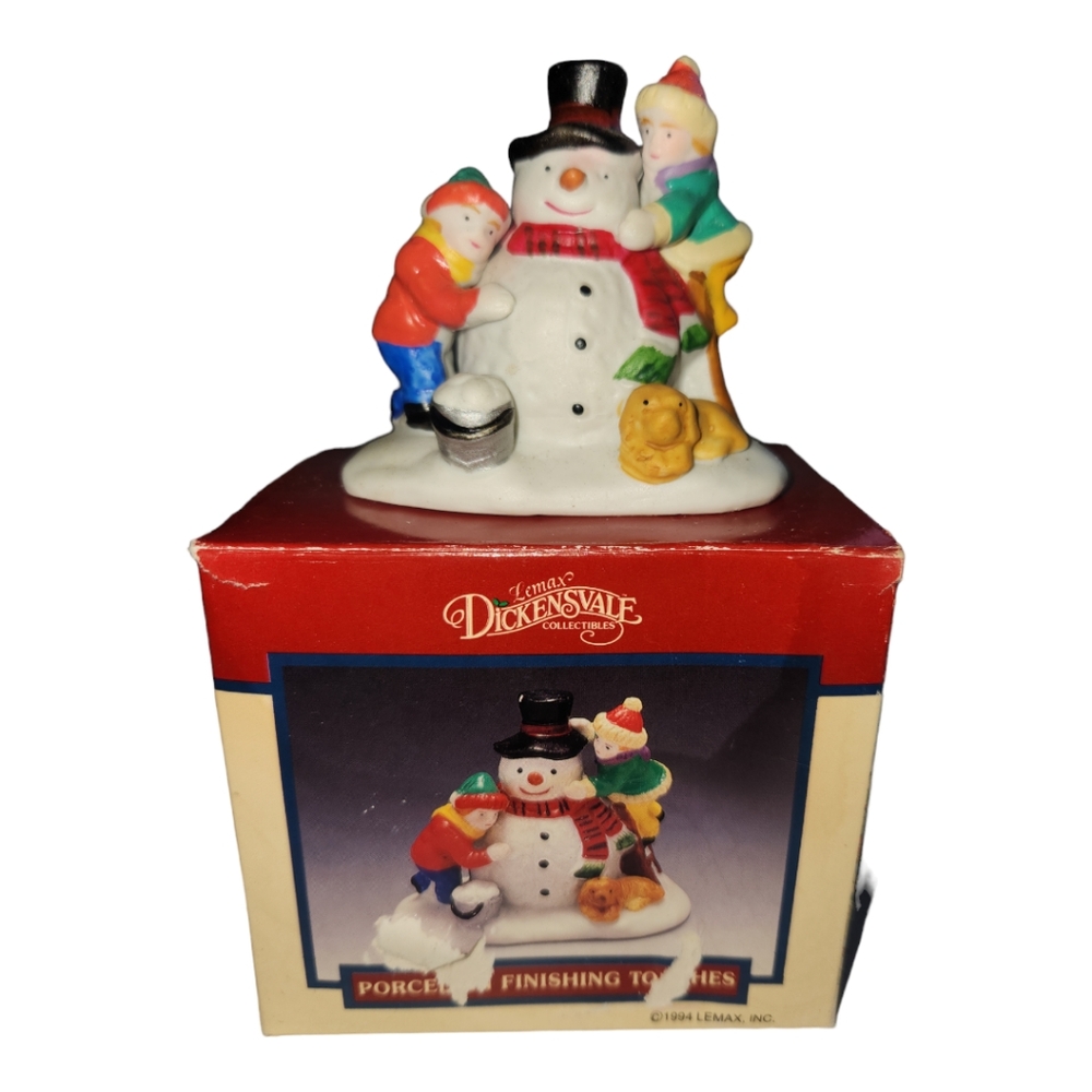 Vintage Lemax Dickensvale Christmas village figures